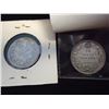 Image 2 : 1929 & 1936 CANADA SILVER 25 CENTS