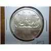 Image 1 : 1956 CANADA SILVER DOLLAR