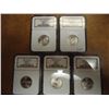 Image 1 : SET OF 2005-P SMS 50 STATE QUARTERS NGC MS67'S