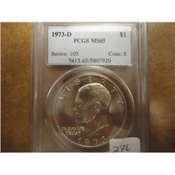 1973-D IKE DOLLAR PCGS MS65