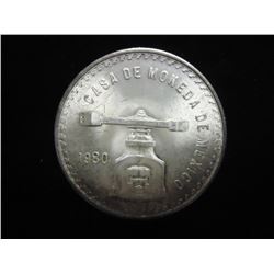 1980 MEXICO SILVER 1 OZ. PESO