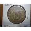 Image 1 : 1948 MEXICO SILVER 5 PESOS .8680 OZ. ASW