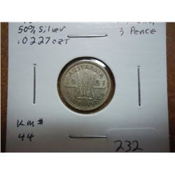 1951 AUSTRALIA SILVER 3 PENCE