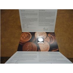 2012 CANADA SILVER $20 "FAREWELL TO THE PENNY"