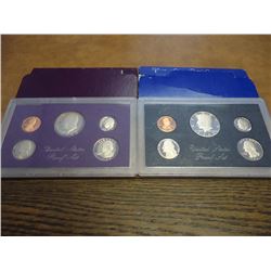 1983 & 1984 US PROOF SETS (WITH BOXES)