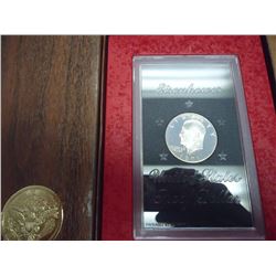 1971-S IKE SILVER DOLLAR PROOF (BROWN PACK)