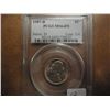 Image 1 : 1987-D JEFFERSON NICKEL PCGS MS64FS