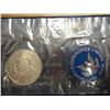 Image 2 : 1971-S  IKE SILVER DOLLAR UNCIRCULATED (BLUE PACK)