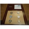 Image 1 : COIN SETS OF ALL NATIONS "INDIA" 6 COINS ON BROWN