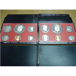 1977 & 1978 US PROOF SETS (WITH BOXES)
