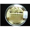 Image 2 : 40 GRAM GOLD PLATED STERLING SILVER PF MEDAL