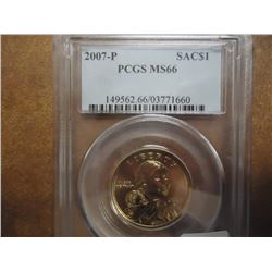 2007-P SACAGAWEA DOLLAR PCGS MS66