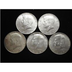 5-40% SILVER KENNEDY HALF DOLLARS