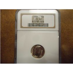 1964 SILVER ROOSEVELT DIME NGC PF69