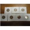 Image 1 : 1920,21,23,24,25,26 & 27 BUFFALO NICKELS