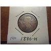 Image 1 : 1880-H CANADA SILVER 25 CENTS