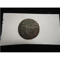 1613/14 JAMES I HARRINGTON FARTHING