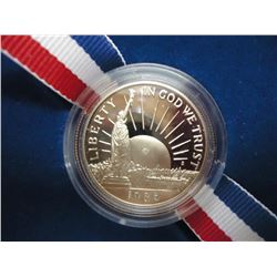1986-S STATUE OF LIBERTY PROOF HALF DOLLAR