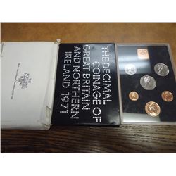 1971 GREAT BRITAIN AND NORTHERN IRELAND PROOF SET