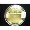 Image 2 : 40 GRAM GOLD PLATED STERLING SILVER PF MEDAL