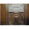 Image 1 : 1967 ROOSEVELT DIME PCGS MS66