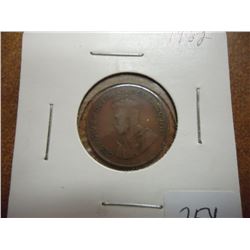 1922 CANADA ONE CENT KEY DATE