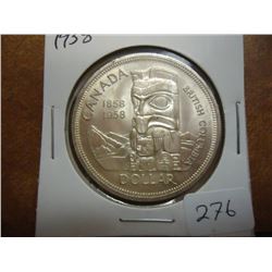 1858-1958 CANADA SILVER DOLLAR