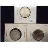 Image 1 : 1933,34 & 35 CANADA SILVER 25 CENTS