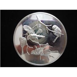 2.15 OZ. STERLING SILVER PF ROUND "CHICKADEES"