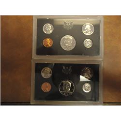 1971 & 1972 US PROOF SETS (WITH NO BOXES)
