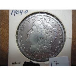 1904-O MORGAN SILVER DOLLAR