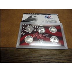 2004 SILVER US 50 STATE QUARTERS PROOF SET WITH