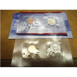 1999 P & D SBA DOLLAR UNC SET WITH ENVELOPE