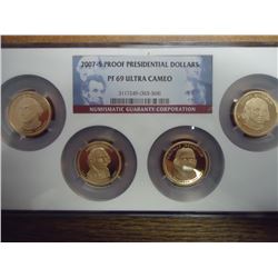 2007-S PRESIDENTIAL DOLLAR PROOF SET NGC PF69