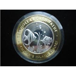 CASINO $10 SILVER TOKEN (UNC) CHIP-IN'S ISLAND