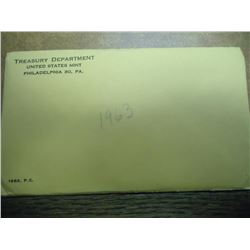 1963 US SILVER PROOF SET (WITH ENVELOPE) SEALED
