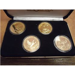 GRAND CASINO 4 COIN COLLECTOR SET IN CASE