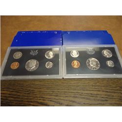1971 & 1972 US PROOF SETS (WITH BOXES)