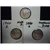 Image 1 : 1940 P/D/S  MERCURY DIMES