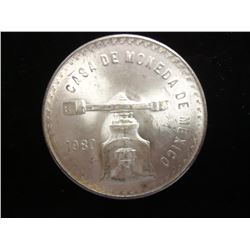 1980 MEXICO 1 OZ. SILVER PESO