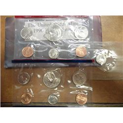 1996 US MINT SET (UNC) P/D (WITH ENVELOPE)