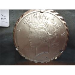 1922 PEACE SILVER DOLLAR MONEY CLIP