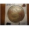 Image 1 : 1890-CC MORGAN SILVER DOLLAR