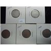 Image 1 : 1902,03,04,05 & 06 LIBERTY "V" NICKELS