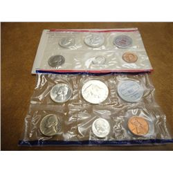 1962 SILVER US MINT SET (UNC) P/D (WITH ENVELOPE)