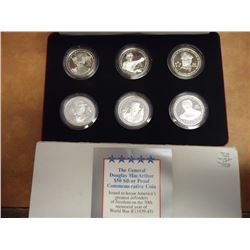 1989/90 NIUE $50 SILVER PROOF DEFENDERS OF FREEDOM