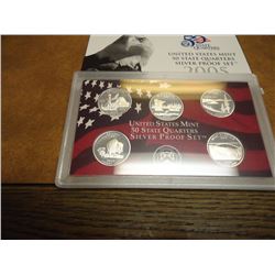 2005 SILVER US 50 STATE QUARTERS PROOF SET