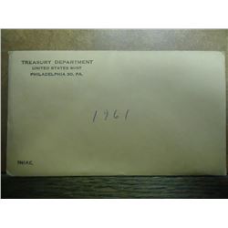 1961 US SILVER PROOF SET (WITH ENVELOPE) SEALED
