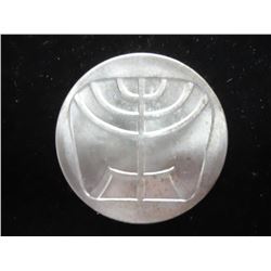 1958 ISRAEL SILVER 5 LIROT UNC