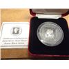Image 1 : 1990 ISLE OF MAN "PEARL BLACK" CROWN SILVER PROOF